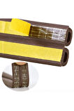 2 Metre Kahve Pvc Doğrama Kapı Pencere Soğuk Geçirmez Sızdırmaz İzolasyon Fitil Yapışkanlı 1x2=2 mt