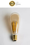 Vintage Spiral Filament Blubs Rustik Retro Akkor LED Ampul Yüksek Işıklandırma Lamba Gün Işığı E27