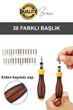 Premium 31 Parça Yumurta Tornavida Bits Uç Seti Telefon Tamir Saat Elektronik Farklı Metal Başlık