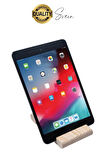 Doğal Masaüstü Ahşap Cep Telefonu ve Tablet Standı Natural Görünüm Şık İphone Android İos Uyumlu