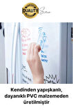 Kendinden Yapışkanlı Şeffaf Yazı Tahtası Filmi 500x60 cm Duvar Koruyucu Not Alma Pratik Folyo