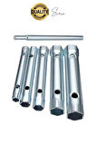 6 Parça Kovan Tipi Lokma Anahtarı Buji Boru Seti Civata Çinko Kaplı Lavabo Montaj 8-17 mm Arası