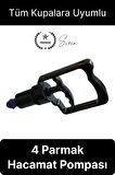 Kolay Kullanım 4 Parmak Hacamat Pompası Tüm Kupalarla Uyumlu Plastik Dayanıklı 1 Adet Kan Dolaşımı