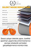 Sessiz Çalışan AB Roller Otomatik Karın Kası Egzersiz Tekeri Geri Tepme Fitness Aleti Ekipmanı