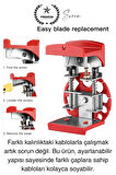 Premium Kompakt Tel Kablo Soyucu Sıyırıcı Cep Boyunda Elde Pratik Döner Koaksiyel Hafif Taşınabilir