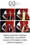 Premium Kompakt Tel Kablo Soyucu Sıyırıcı Cep Boyunda Elde Pratik Döner Koaksiyel Hafif Taşınabilir