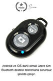 Bluetooth Kablosuz Uzaktan Kumanda İOS Android Uyumlu Selfie Fotoğraf Video Çekme Remote Shutter