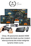 20000 Oyunlu 4K Tak Çalıştır 2.4g Uyumlu HDMI Kablosuz Çift Kol Konsol Game Stick Retro Atari