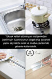 20 Mt Parlak Metalik Gri Tezgah Lavabo Kenar Bandı Sızdırmaz Isıya Dayanıklı Bant Su İzolasyon 3 Ad.