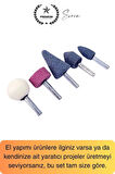 5 Parça Hobi Gravür Dremel Taşlama Ucu Mini Metal Ahşap Oyma Seti Parlatma Zımparalama Fırçalama