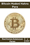 Deluxe Series Kutulu Hediyelik Kripto Hatıra Koleksiyon Bitcoin Madeni Para Altın Rengi 2 Adet