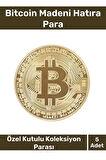 Deluxe Series Kutulu Hediyelik Kripto Hatıra Koleksiyon Bitcoin Madeni Para Altın Rengi 5 Adet