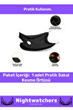 Deluxe Pratik Vakumlu Aynaya Yapıştırma Aparatlı Evde Saç Sakal Kesme Beyaz Tıraş Örtüsü - 2 Adet