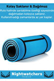 Premium Su Geçirmez Konforlu Taşıma Askılı Çift Taraflı Zemin Çadır Uyku Kamp Matı Yer Minderi 16mm