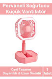 Deluxe Katlanabilir 2 Modlu Usb Şarjlı Sessiz Mini Fan Yelpazeli Pervaneli Soğutucu Vantilatör