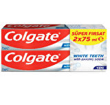 Colgate White Teeth With Baking Soda Diş Macunu 2'li