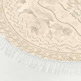 Dekoreko İnci Halı Dijital Saçaklı Oval 1856 Desen 2