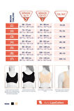 GÖĞÜS BÜYÜLTME VE KÜÇÜLTME(ameliyat sonrası) SİYAH LIPOSUCTION SUTYEN LC-1600 1 BEDEN
