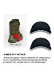 BG184.ML | Yumuşak Memory Foam Asker Botları için İç Tabanlık, 2x Vatka ve Koku Önleyici Toz