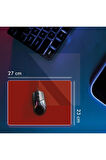 MP05 - 27x23 Medium Kırmızı Gaming Mousepad | Kaymaz Taban, Oyuncu Gamepad, Ev, Ofis, Oyun