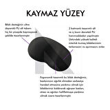 MP03 - Memory Mouse Ve Klavye Bilek Destek Pedi | Yumuşak, Ergonomik, El Bileği Dinlendirme Ped Set