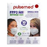 Pulsemed Ffp2 Meltblown Koruyucu ÇOCUK Maske 10 Adet ( 1 Kutu ) FFP maske Çok Renkli