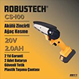 Robustech CS-100 Akülü Zincirli Ağaç Kesme