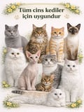 Kedi Multivitamin & Aminoasit Takviyesi – Yavru, Yetişkin, Hamile ve Yaşlı Kediler İçin 90 Tablet
