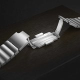 Xiaomi Amazfit Pace Uyumlu KRD-35 22mm Metal Zore Kordon-Gümüş
