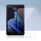 Galaxy Tab Active 3 T577 Uyumlu ​TKNC Tablet Temperli Cam Ekran Koruyucu-Renksiz