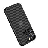 iPhone 13 Pro Max Uyumlu Zore İnoks Kılıf-Siyah