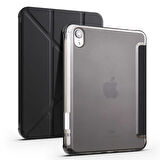 iPad Mini 2021 (6.Nesil) Kılıf Tri Folding Kalem Bölmeli Standlı Kılıf