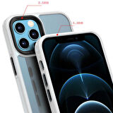 iPhone 13 Pro Max Uyumlu ​​Zore Cann Kapak-Mavi