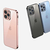 iPhone 13 Mini Uyumlu Zore Gbox Kılıf-Siyah