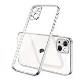 iPhone 13 Mini Uyumlu Zore Gbox Kapak-Gümüş