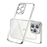 iPhone 13 Pro Max Uyumlu Zore Gbox Kapak-Gümüş