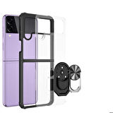 Galaxy Z Flip 3 Uyumlu Zore Mola Kapak-Lacivert