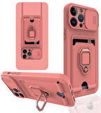 iPhone 13 Pro Uyumlu ​ Pelit Kılıf-Pembe