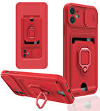 iPhone 11 Uyumlu ​ Pelit Kılıf-Kırmızı