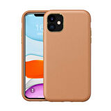 iPhone 11 Uyumlu Zore Natura Kılıf-Kahverengi