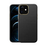 iPhone 12 Uyumlu Zore Natura Kapak-Siyah