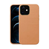 iPhone 12 Uyumlu Zore Natura Kılıf-Kahverengi