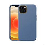 iPhone 13 Mini Uyumlu Zore Natura Kapak-Lacivert