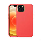 iPhone 13 Mini Uyumlu Zore Natura Kapak-Kırmızı