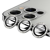 iPhone 12 Pro Max Uyumlu ​MKST CL-06 Kamera Koruyucu-Gümüş