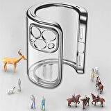 iPhone 12 Pro Uyumlu Zore Mat Gbox Kapak-Gold