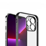 iPhone 13 Uyumlu Zore Mat Gbox Kılıf-Gümüş