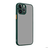 iPhone 13 Pro Uyumlu Zore Hux Kapak-Koyu Yeşil