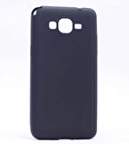 Galaxy Grand Prime Uyumlu Zore Premier Silikon Kapak-Siyah