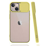iPhone 13 Mini Uyumlu Zore LNSM-i Kılıf-Sarı